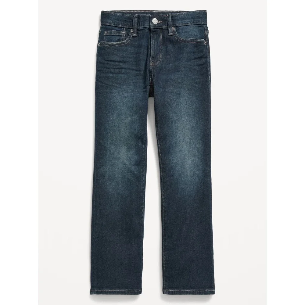 Old Navy Boy's Built-In Flex Boot-Cut Jeans - Dark Wash #543030 - Size 14